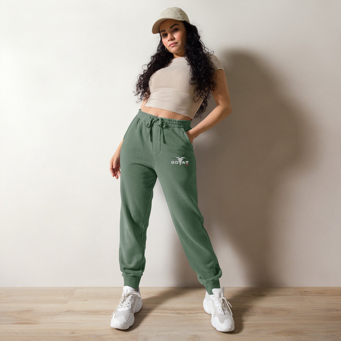 GOAT GYM pigment-dyed sweatpants