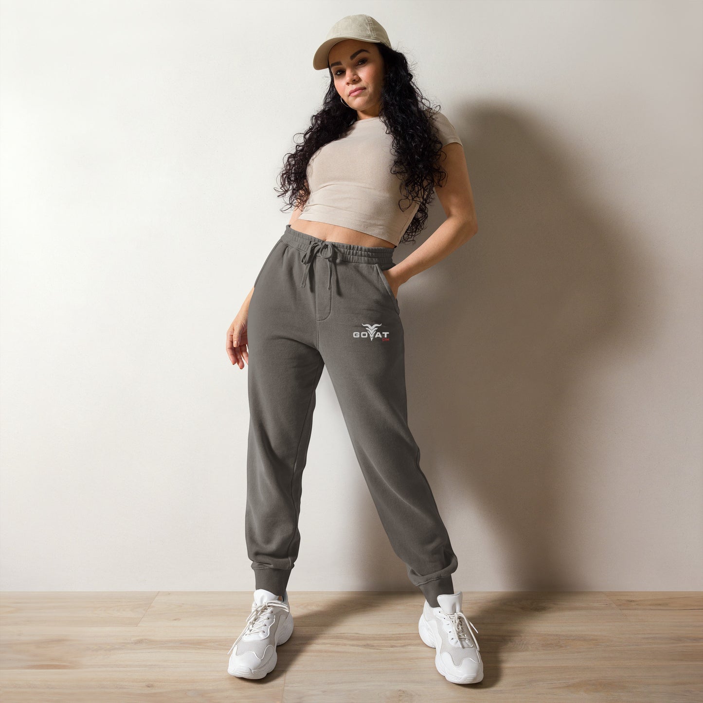 GOAT GYM pigment-dyed sweatpants