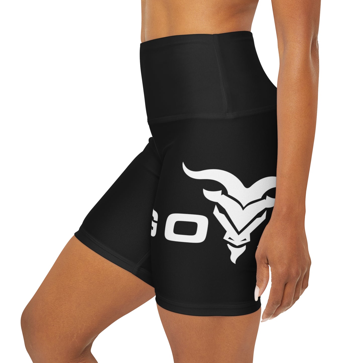 GOAT GYM High Waisted Shorts (AOP)