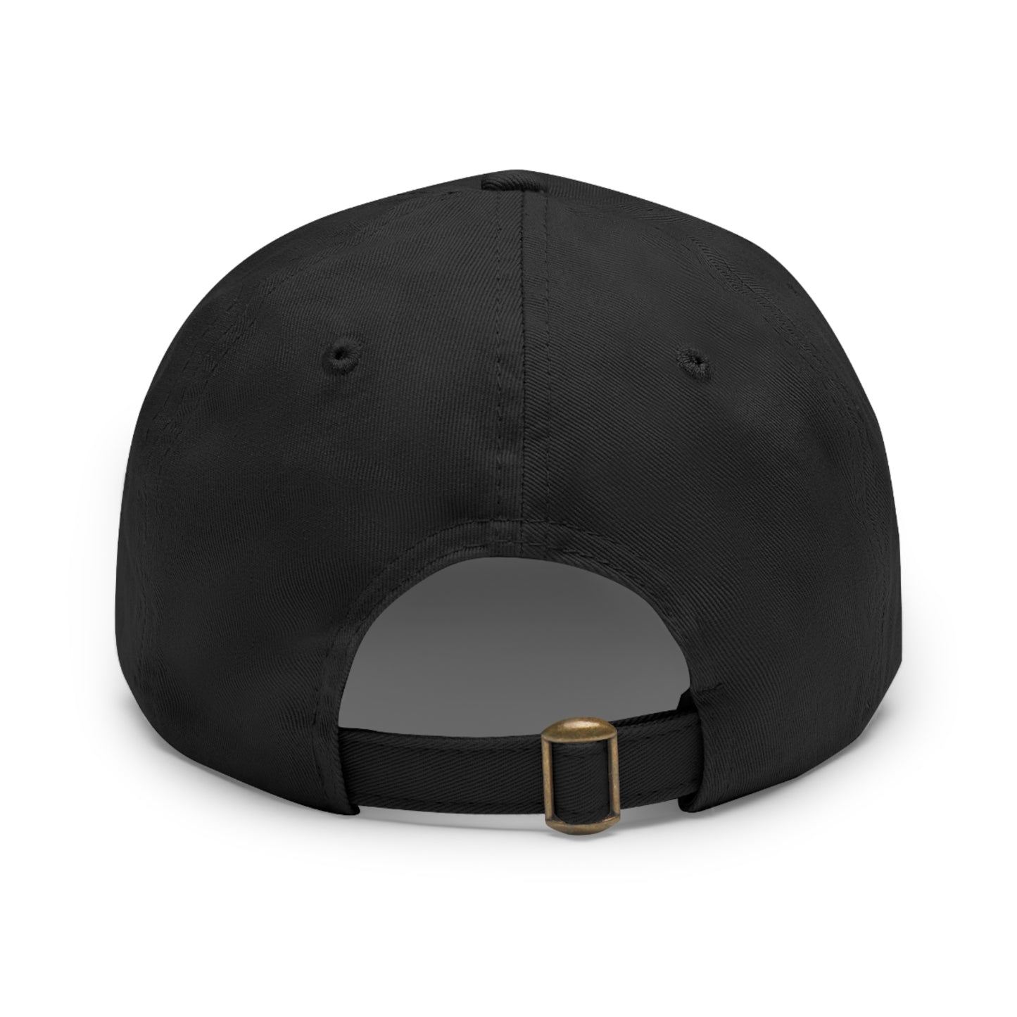 GOAT GYM Dad Hat with Leather Patch (Round)