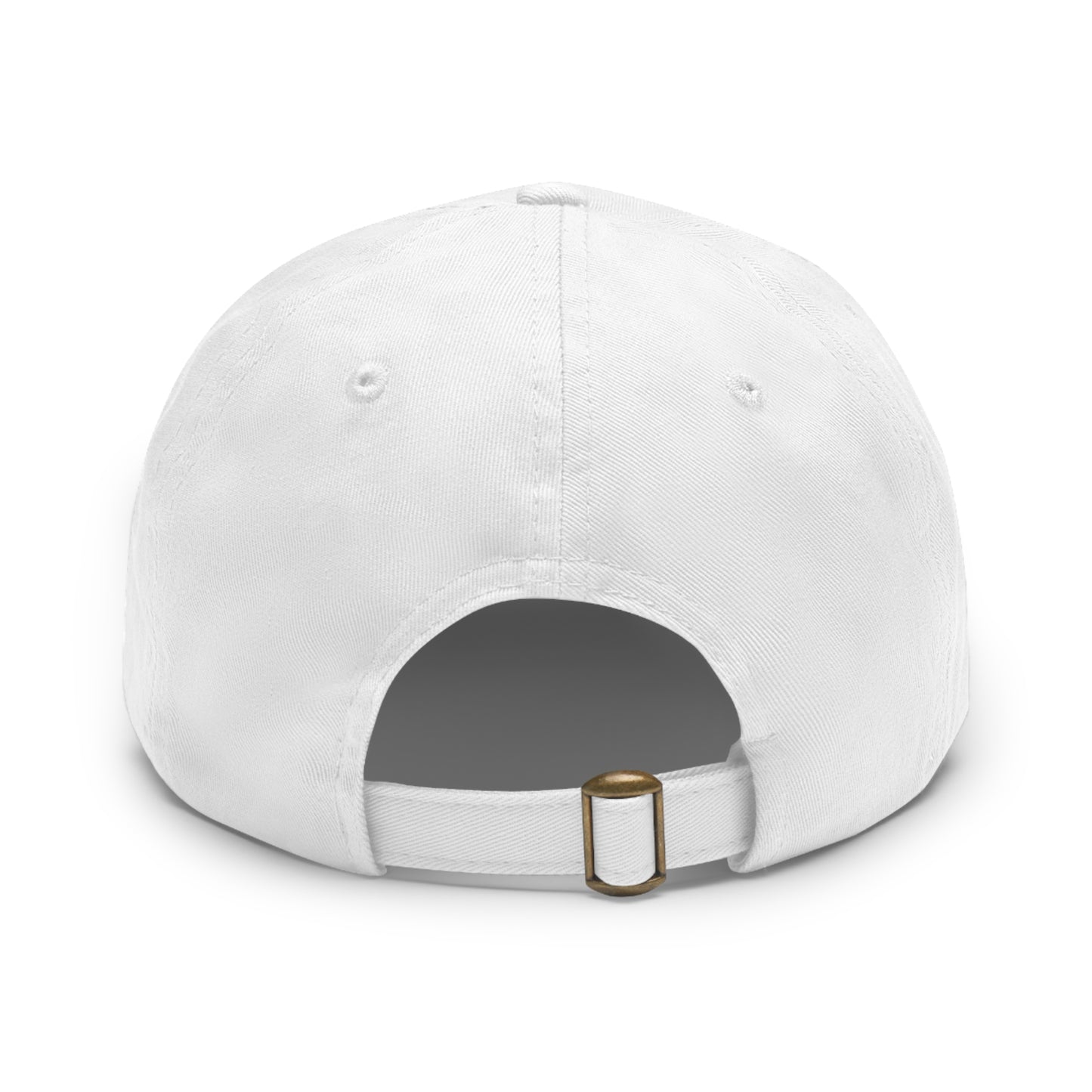 GOAT GYM Dad Hat with Leather Patch (Round)