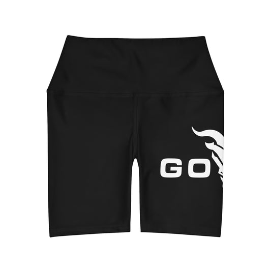 GOAT GYM High Waisted Shorts (AOP)