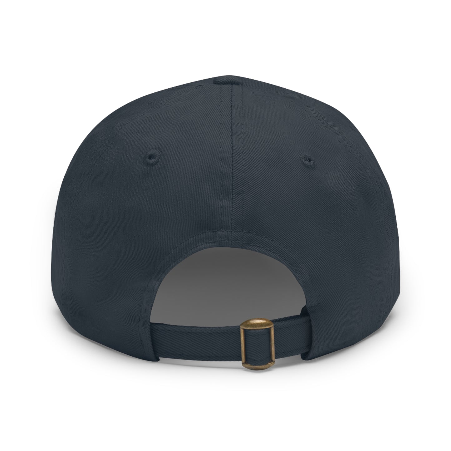 GOAT GYM Dad Hat with Leather Patch (Round)