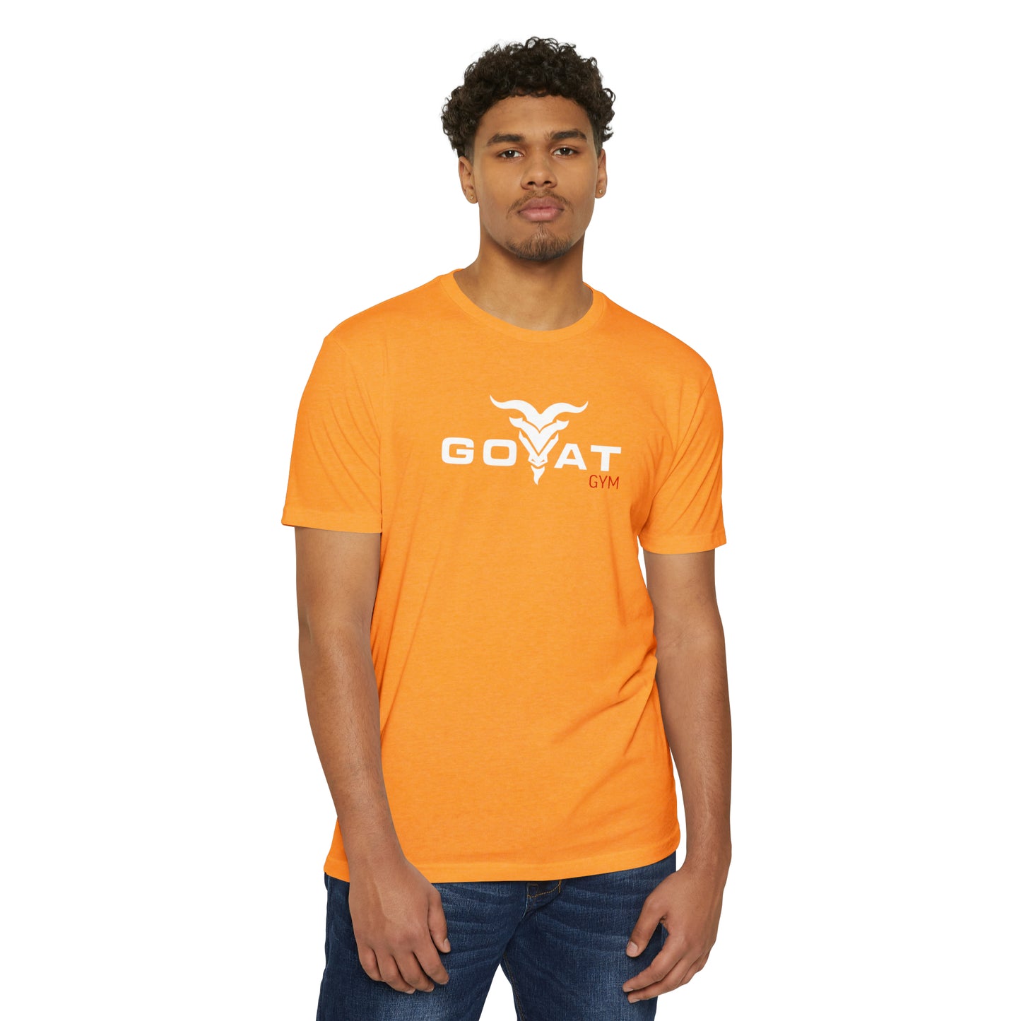 GOAT GYM Unisex CVC Jersey T-shirt