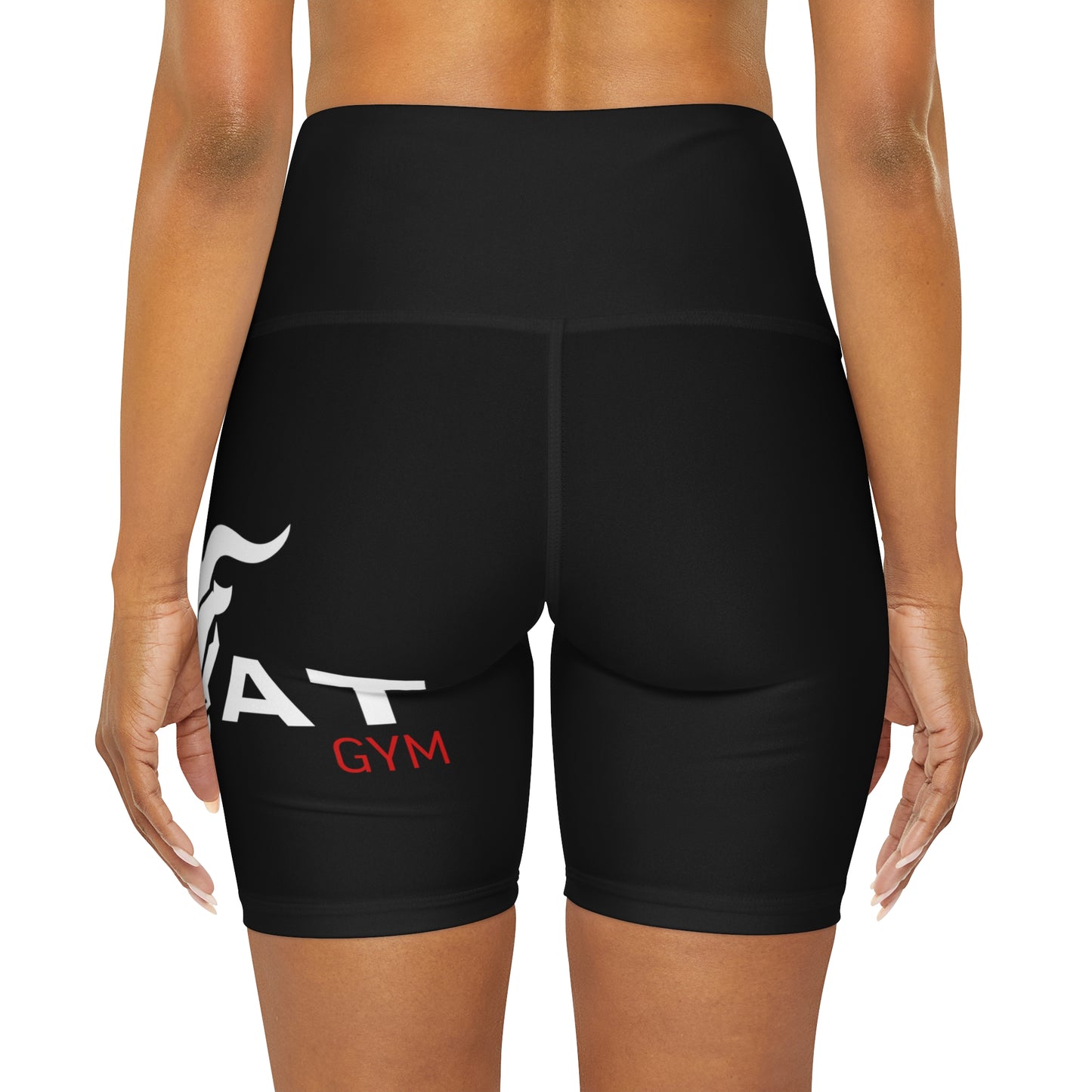 GOAT GYM High Waisted Shorts (AOP)