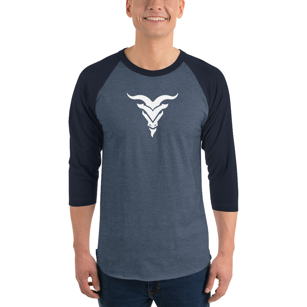 GOAT GYM 3/4 sleeve raglan shirt