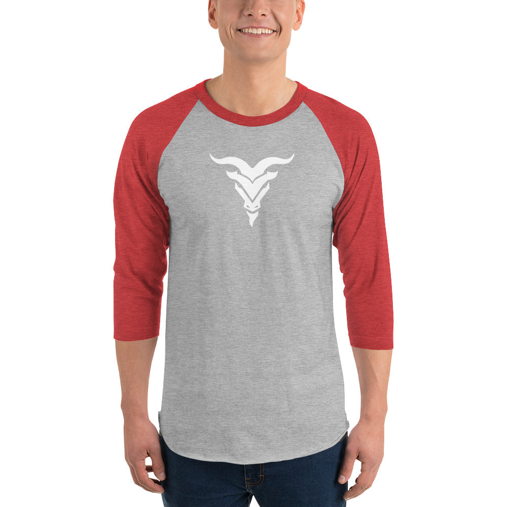 GOAT GYM 3/4 sleeve raglan shirt