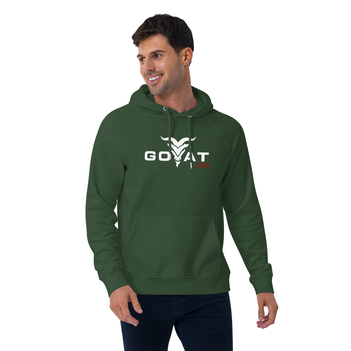 GOAT GYM eco raglan hoodie