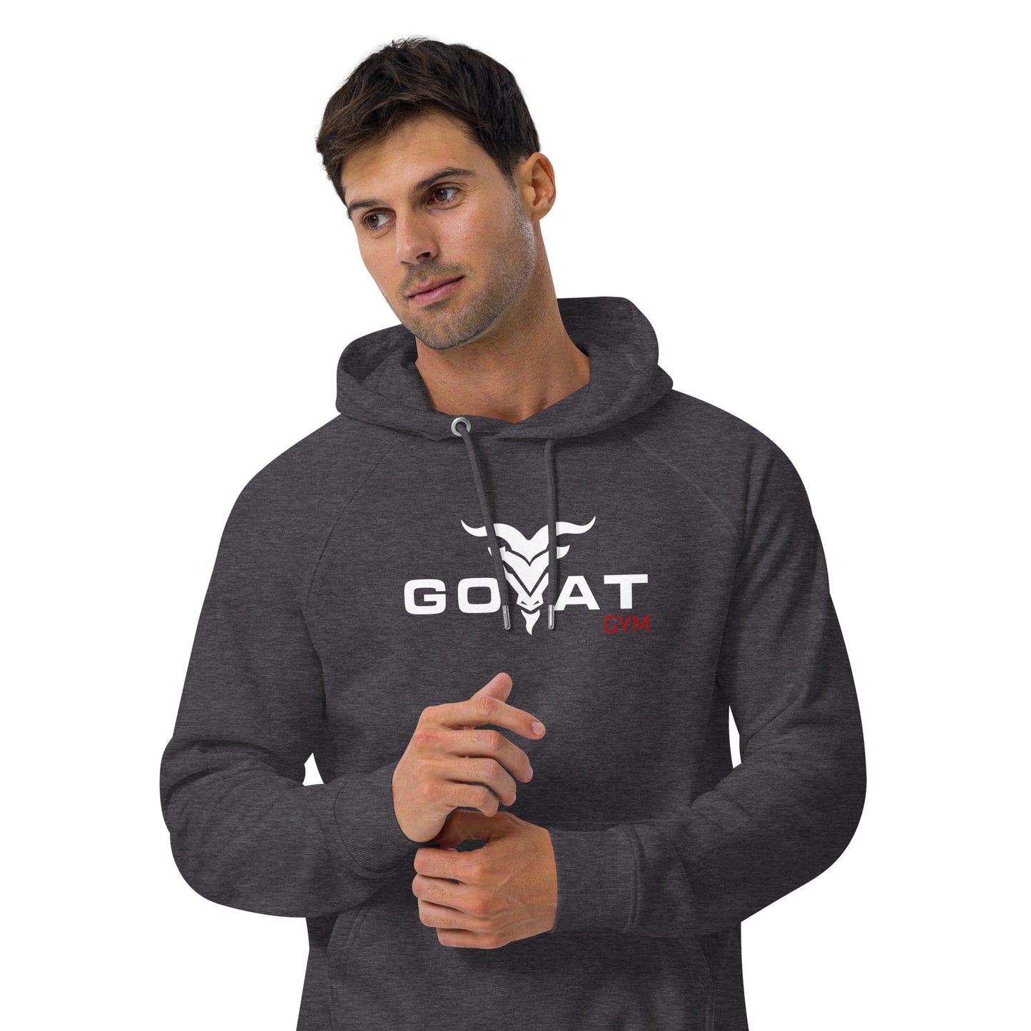 GOAT GYM eco raglan hoodie